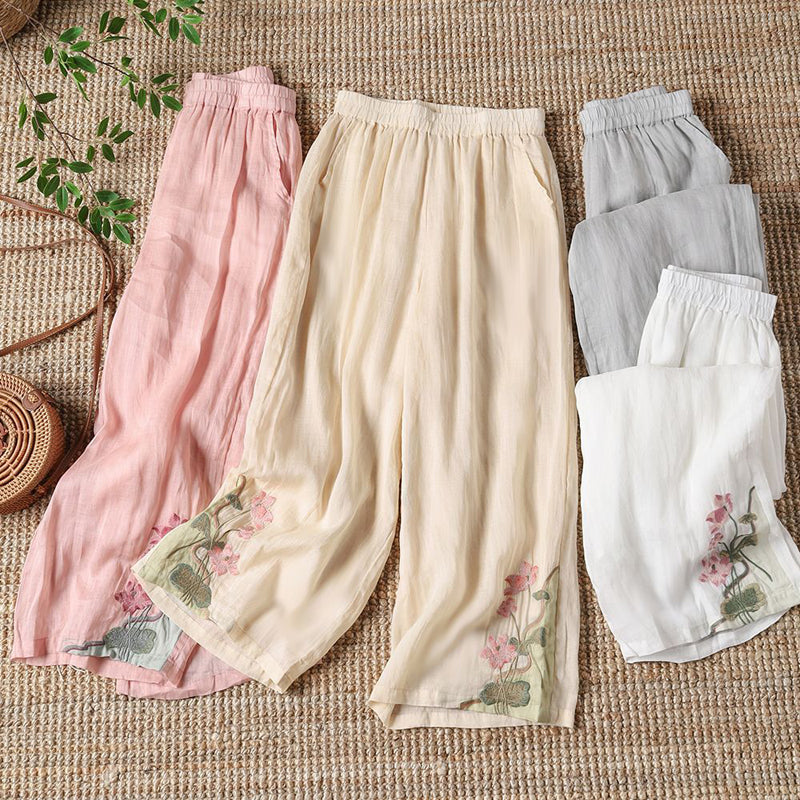 Lysette - Floral Print Pants