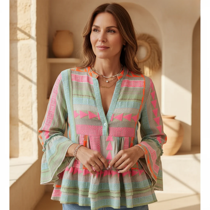 Sirenia - Boho Printed Top