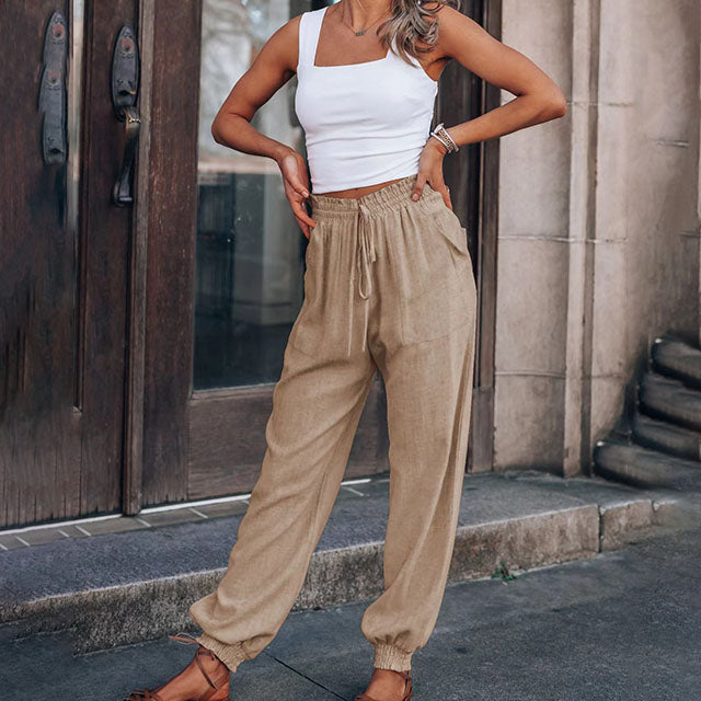 Kaeli – Elegant Drawstring Pants