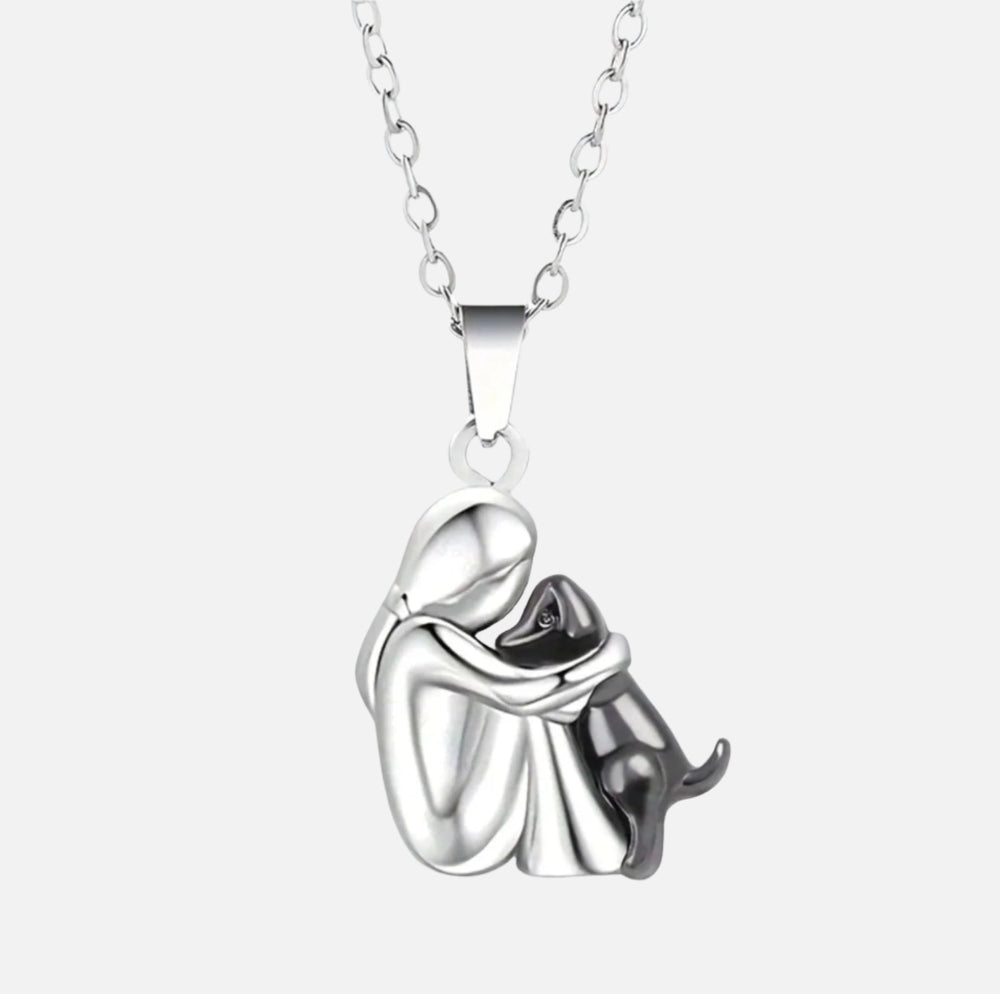 Adeline Jewellery| Dog Embrace Necklace