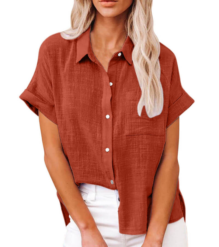 Miraqua - Timeless Button-Up Blouse