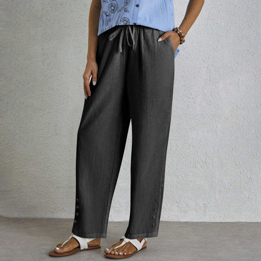 Shania - Relaxed Buttoned Pants