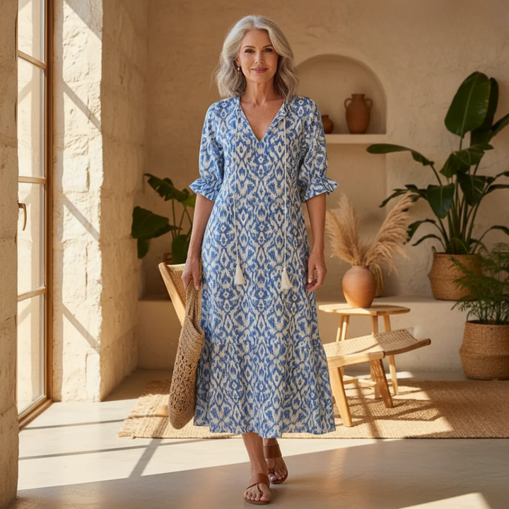 Michaela - Boho Tummy Coverage Dress