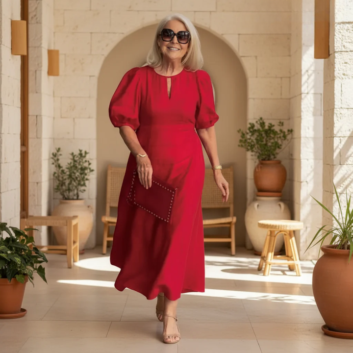 Juliana - Elegant Puff-Sleeve Dress