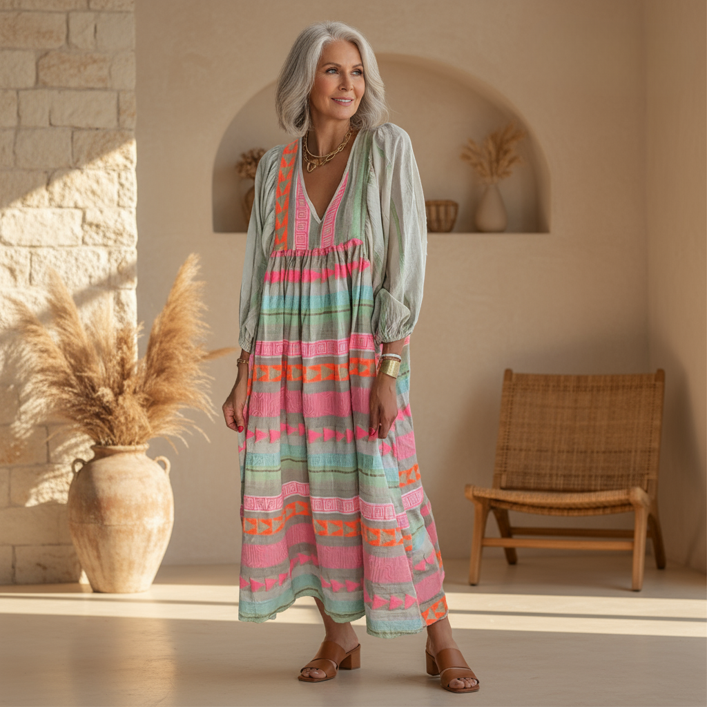 Jessenia - Comfortable Boho Dress