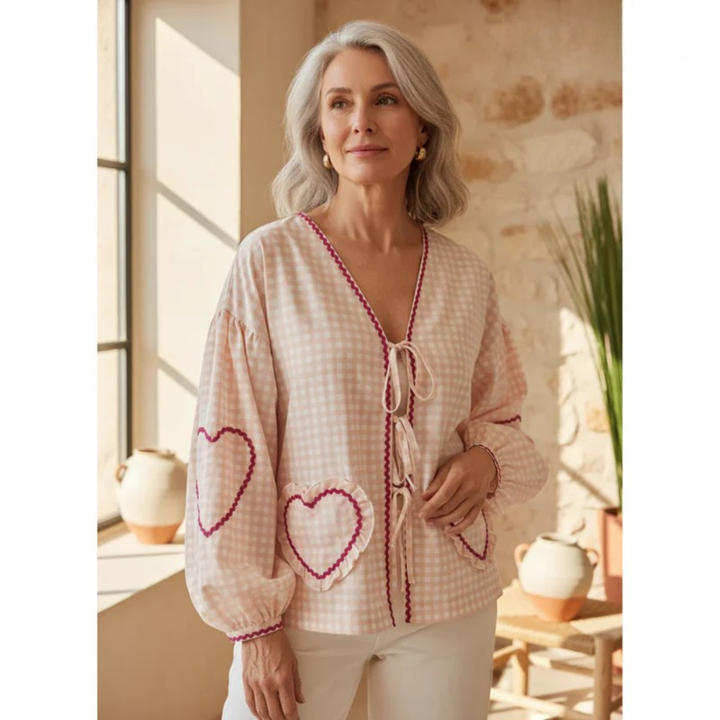 Irissa - Heart Blouse