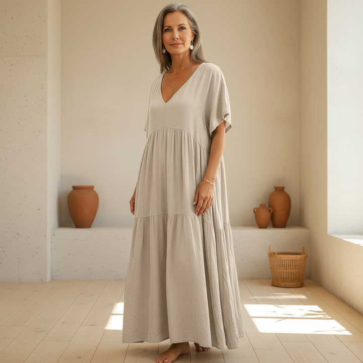 Maelis - Cotton Linen Dress