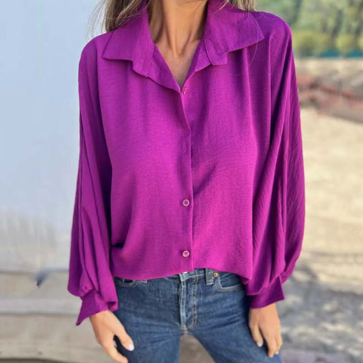 Isola - Elegant Button-Up Blouse